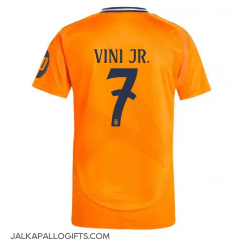 Real Madrid Vinicius Junior #7 Vieraspaita 2024-25 Lyhythihainen